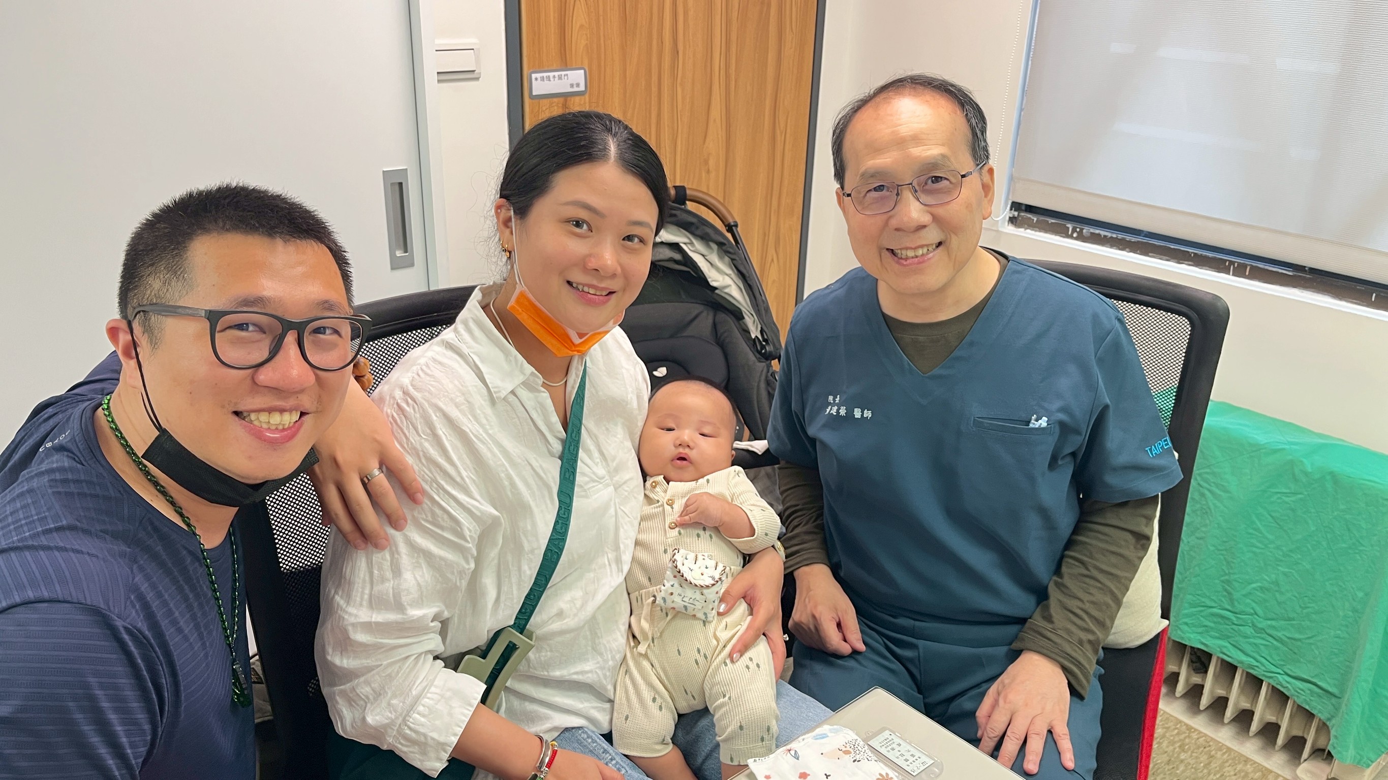 特地從宜蘭來台北回娘家的可愛小寶貝